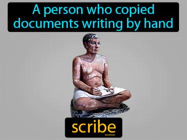 Scribe Meaning