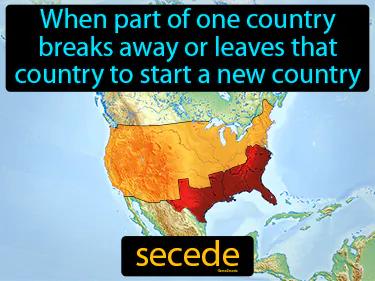 Secede Meaning