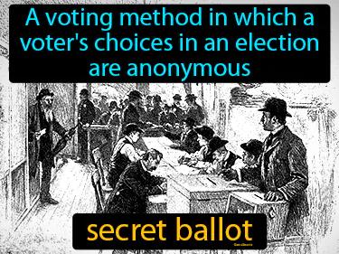 Secret Ballot Meaning