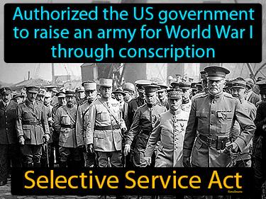 Selective Service Act Meaning