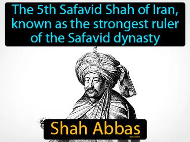 Shah Abbas Meaning