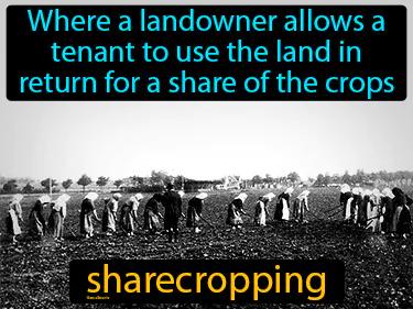 Sharecropping Meaning