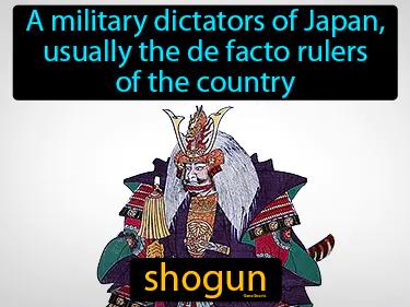 Shogun Meaning