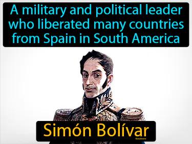 Simon Bolivar Meaning