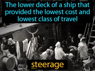 Steerage Meaning