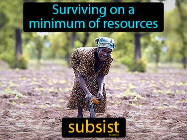 Subsist Meaning