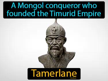 Tamerlane Meaning