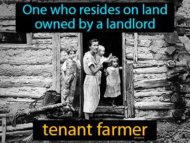 Tenant Farmer Meaning