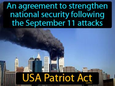 USA Patriot Act Meaning