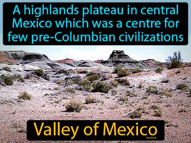 Valley Of Mexico Meaning