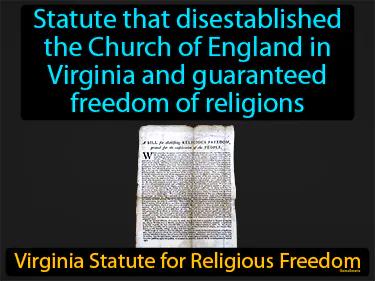 Virginia Statute For Religious Freedom Meaning