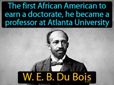W E B Du Bois Meaning