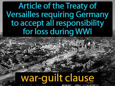 War-guilt Clause Meaning