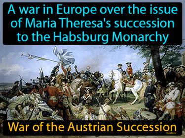 War Of The Austrian Succession Meaning