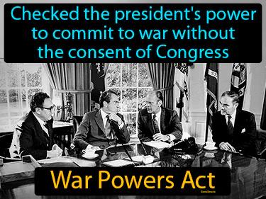 War Powers Act Meaning
