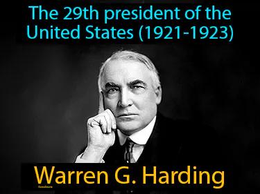Warren G Harding Meaning