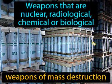 Weapons Of Mass Destruction Meaning