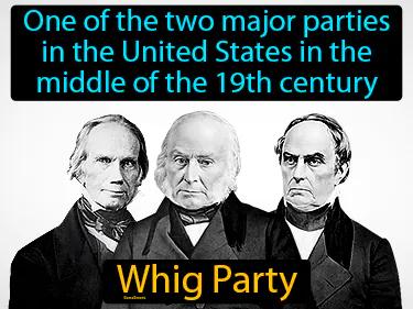Whig Party Meaning