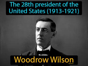 Woodrow Wilson Meaning