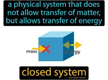 Closed System Meaning