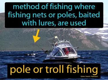 Pole Or Troll Fishing Meaning