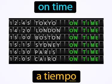 A Tiempo Meaning