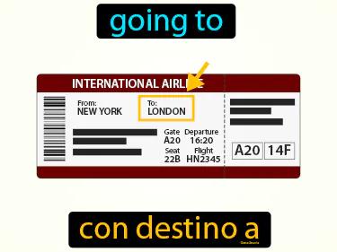 Con Destino A Meaning