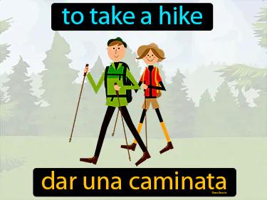 Dar Una Caminata Meaning