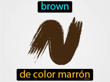 De Color Marron Meaning