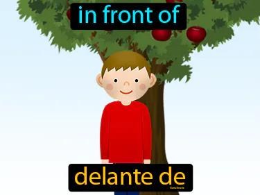 Delante De Meaning