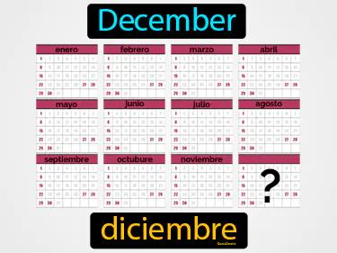 Diciembre Meaning