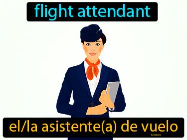 El Asistente De Vuelo Meaning