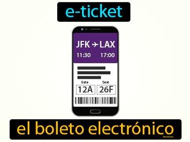 El Boleto Electronico Meaning