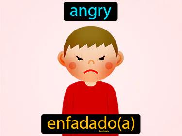 Enfadado Meaning