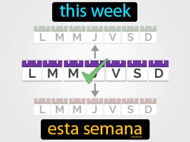 Esta Semana Meaning