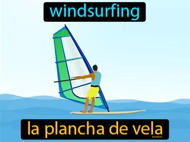 La Plancha De Vela Meaning