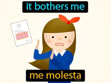 Me Molesta Meaning