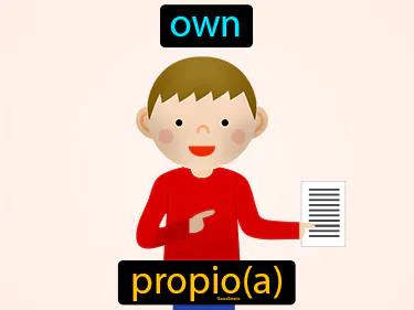 Propio Meaning