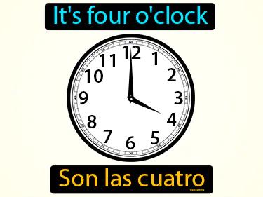 Son Las Cuatro Meaning