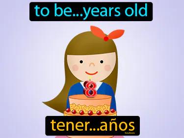 Tener Anos Meaning