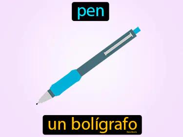 Un Boligrafo Meaning