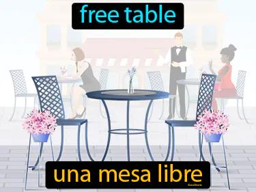 Una Mesa Libre Meaning