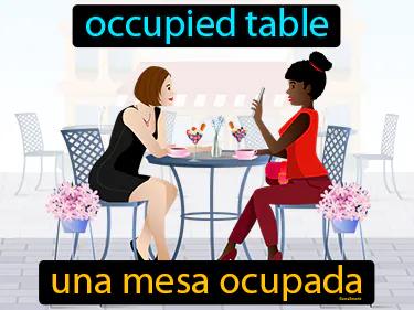 Una Mesa Ocupada Meaning