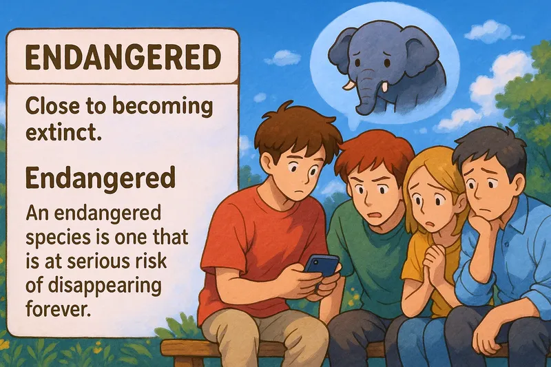 Endangered Meaning