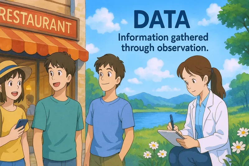 Data Meaning Data Meaning