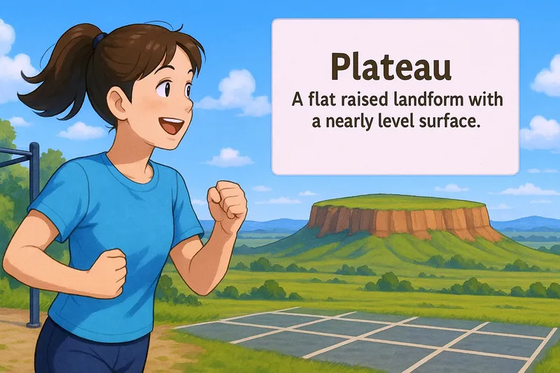Plateau Meaning