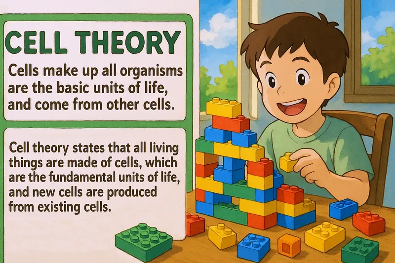 Cell Theory Meaning Cell Theory Meaning