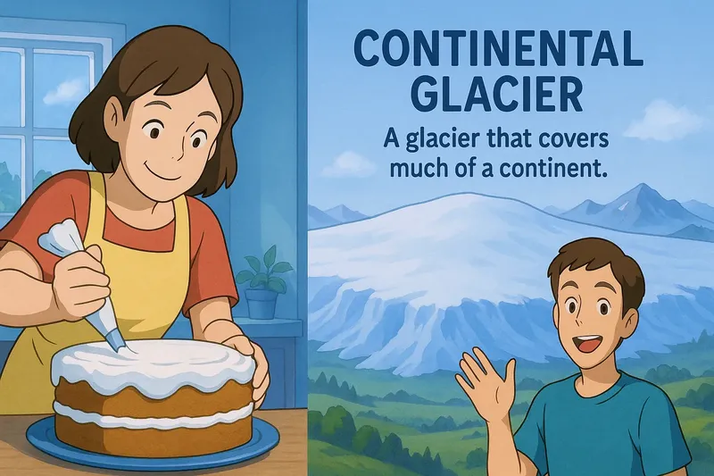 Continental Glacier Meaning