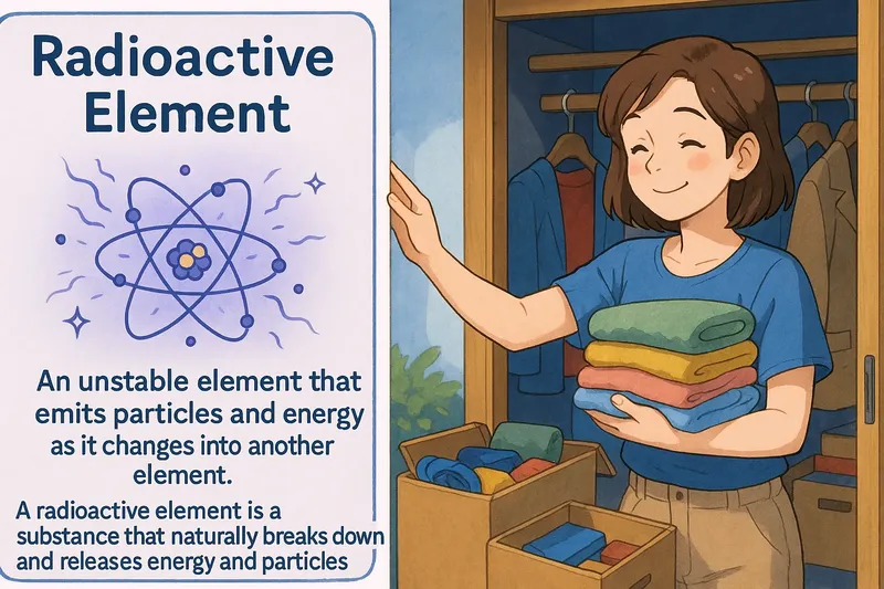 Radioactive Element Meaning