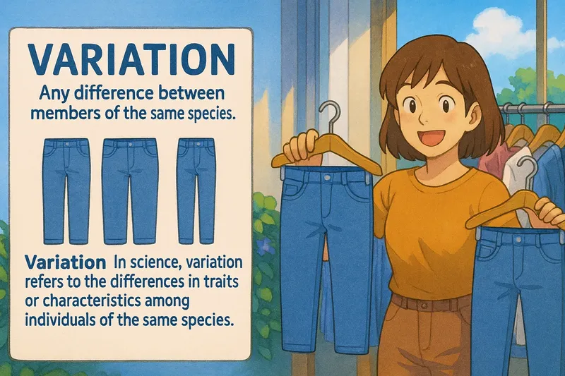 Variation Meaning Variation Meaning